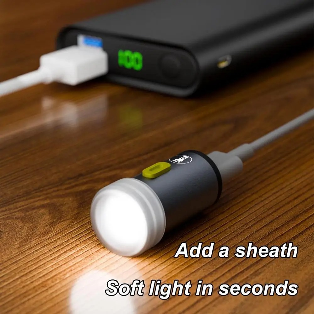 Senter mini LED ORIGINAL / Mini Flashlight Senter LED USB / Senter Mini LED