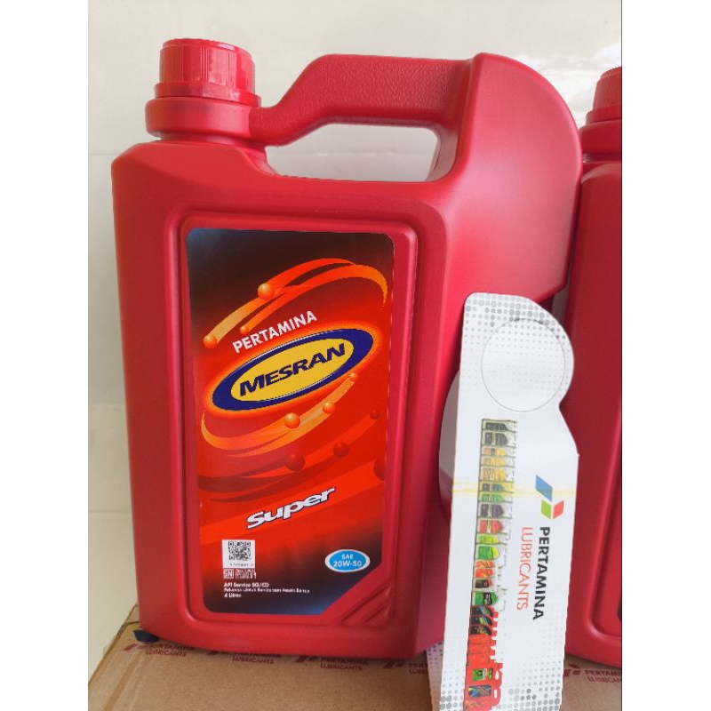 OLI MESRAN SUPER 4 LITER PERDUST ISI GALON.