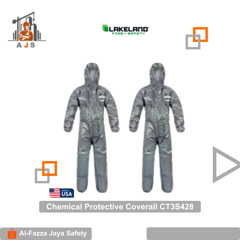 Lakeland Chemical Coverall ChemMax 3 -  Choveral Lakeland Chemical CE