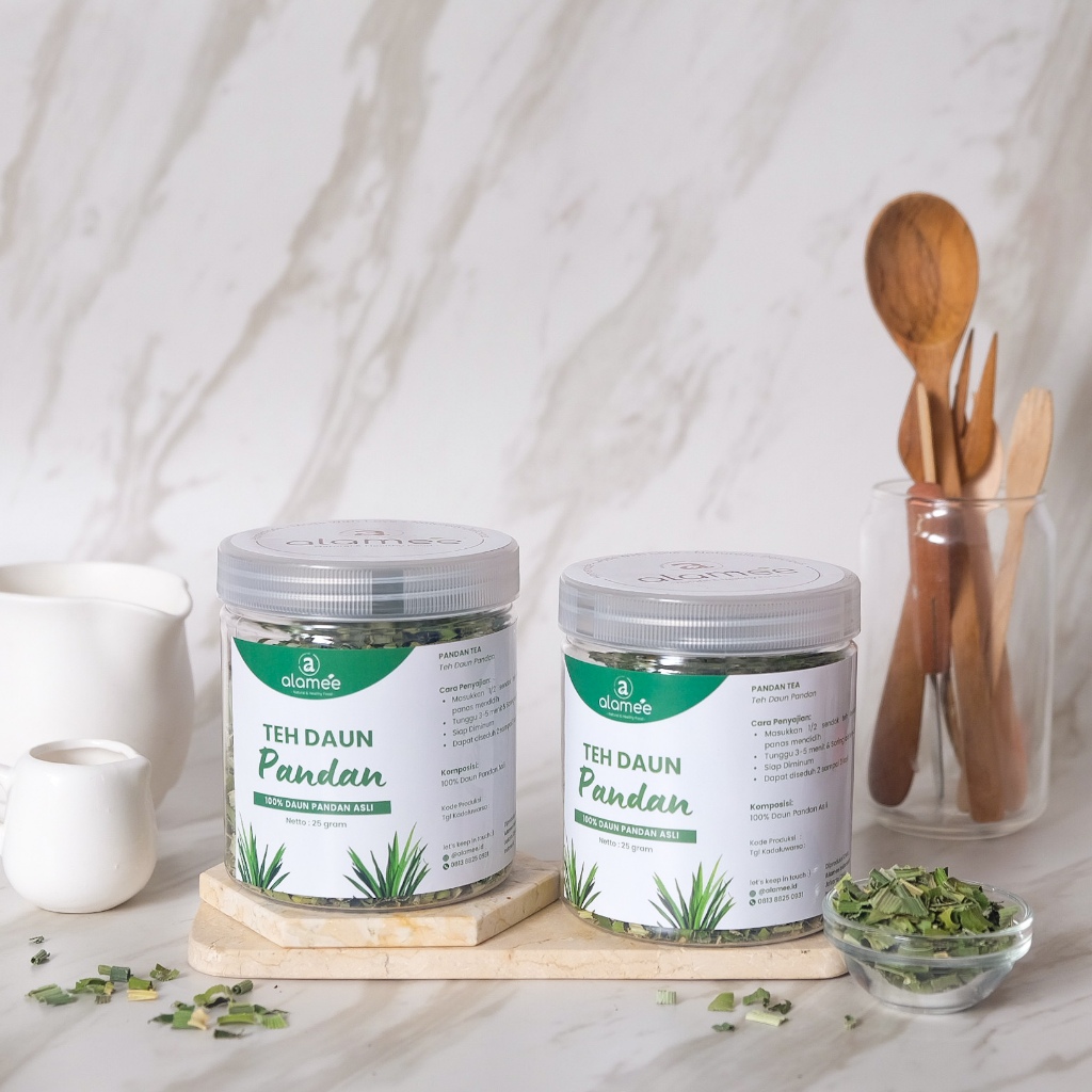 

ALAMEE Pandan Leaf Tea Teh Daun Kering Organik 25gr