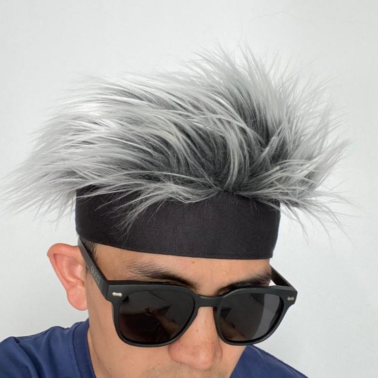 Topi Rambut wig gojo satoru viral