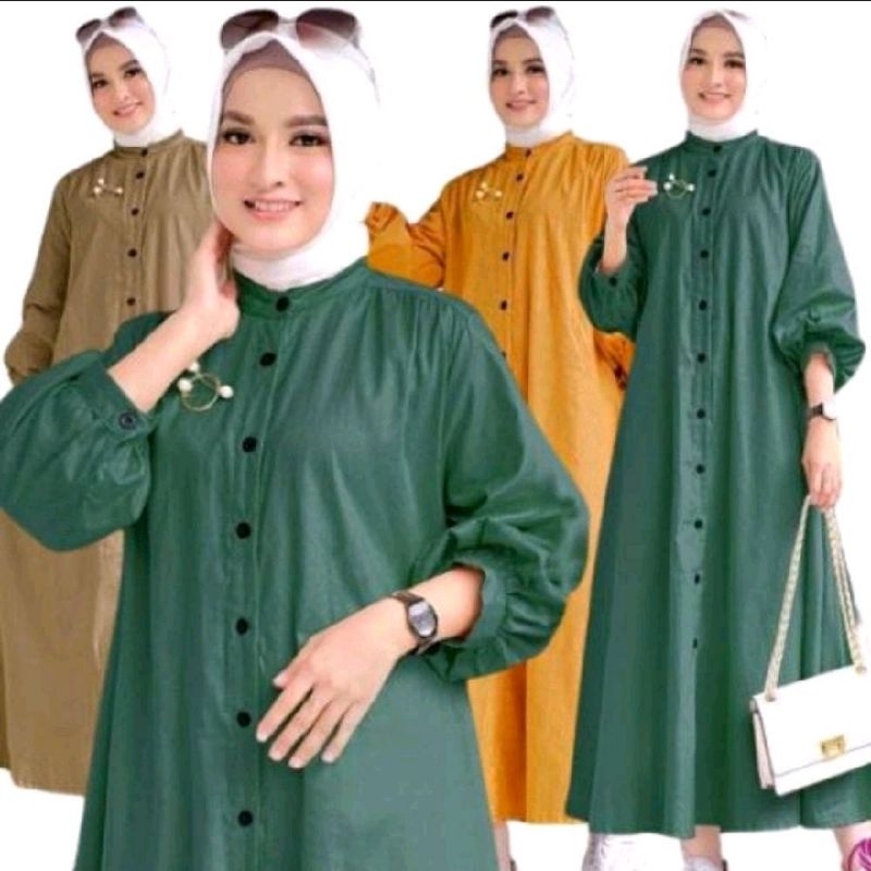 Gamis Piya MIDI DRESS Nyaman di pakai