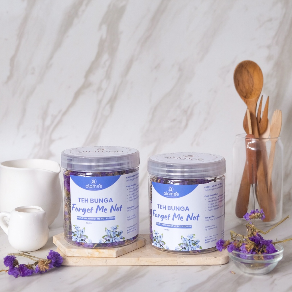 

ALAMEE Forget Me Not Flower Tea Teh Bunga Organik Kering Dried 50gr