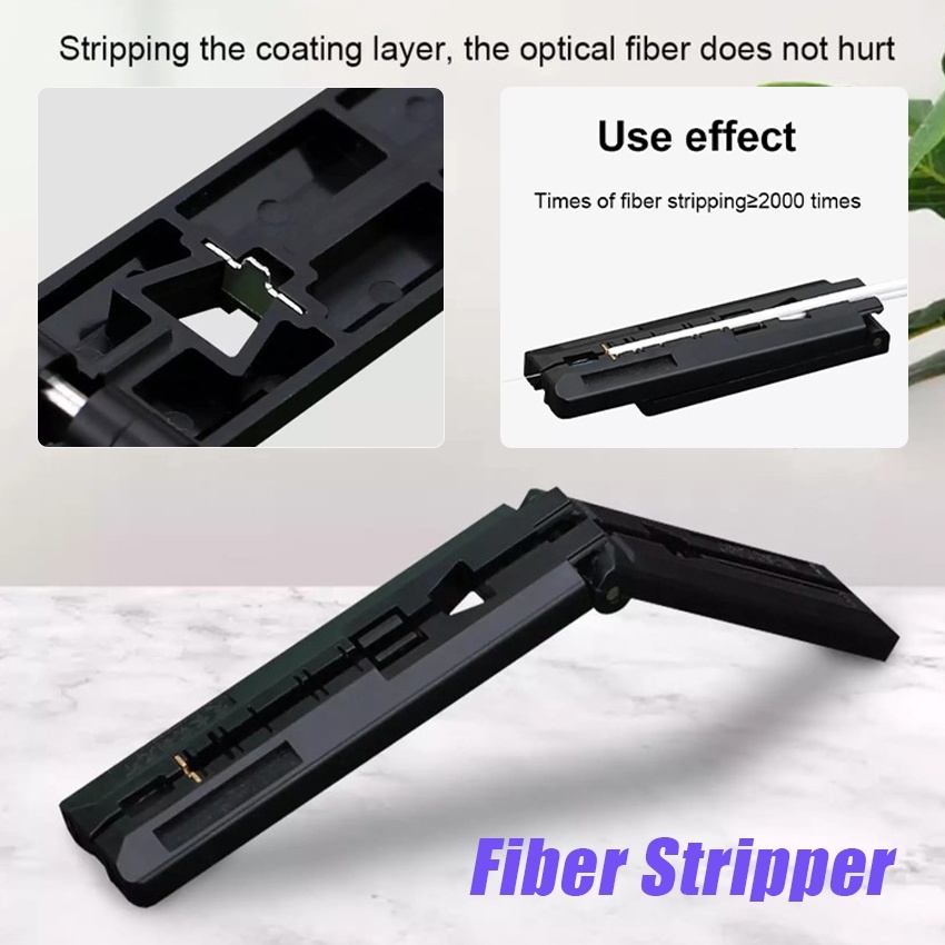 OneKlik - Stripper Fiber Optik Tang Stripper Fiber Optik Alat Fiber Optik Stripper Cutter