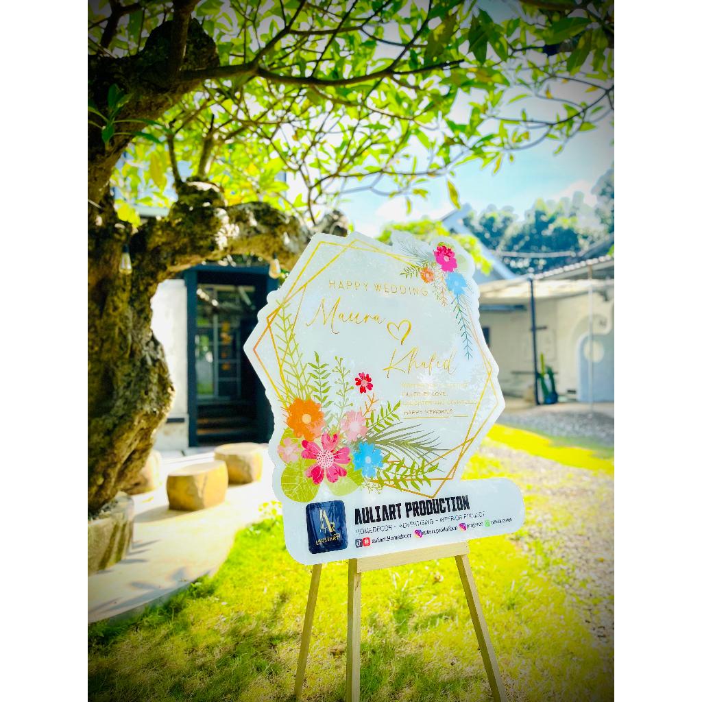 WELCOME SIGN ACRYLIC / WEDDING SIGN / ENGAGEMENT / GRAND OPENING ACRYLIC