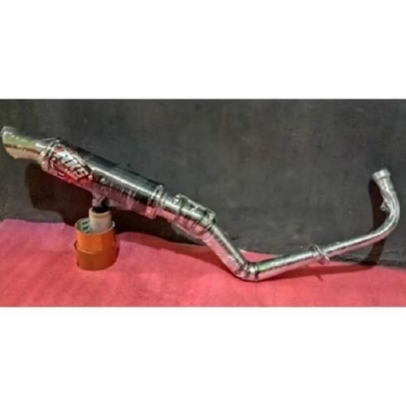 knalpot racing original RKS racing Coating inlet 50mm dan 38 mm vario 125 150 160 scoopy beat fi kar