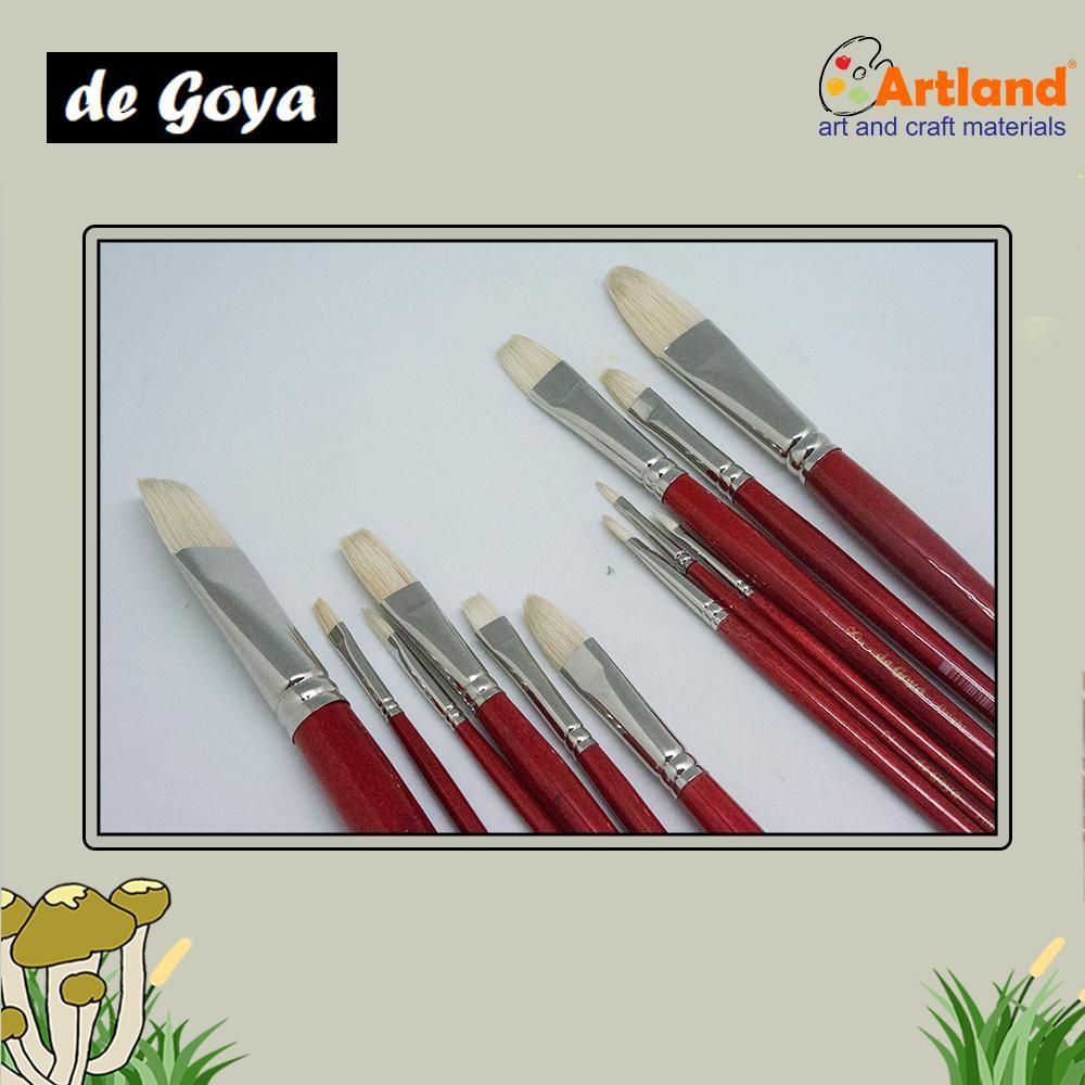 

Kuas Lukis De Goya x Desiree Tarigan – Special Edition Bristle Hair untuk Acrylic & Oil