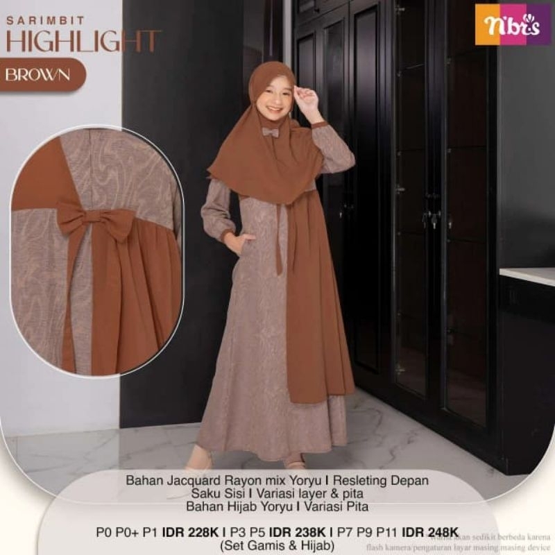 HIGHLIGHT GAMIS ANAK NIBRAS SARIMBIT 2022
