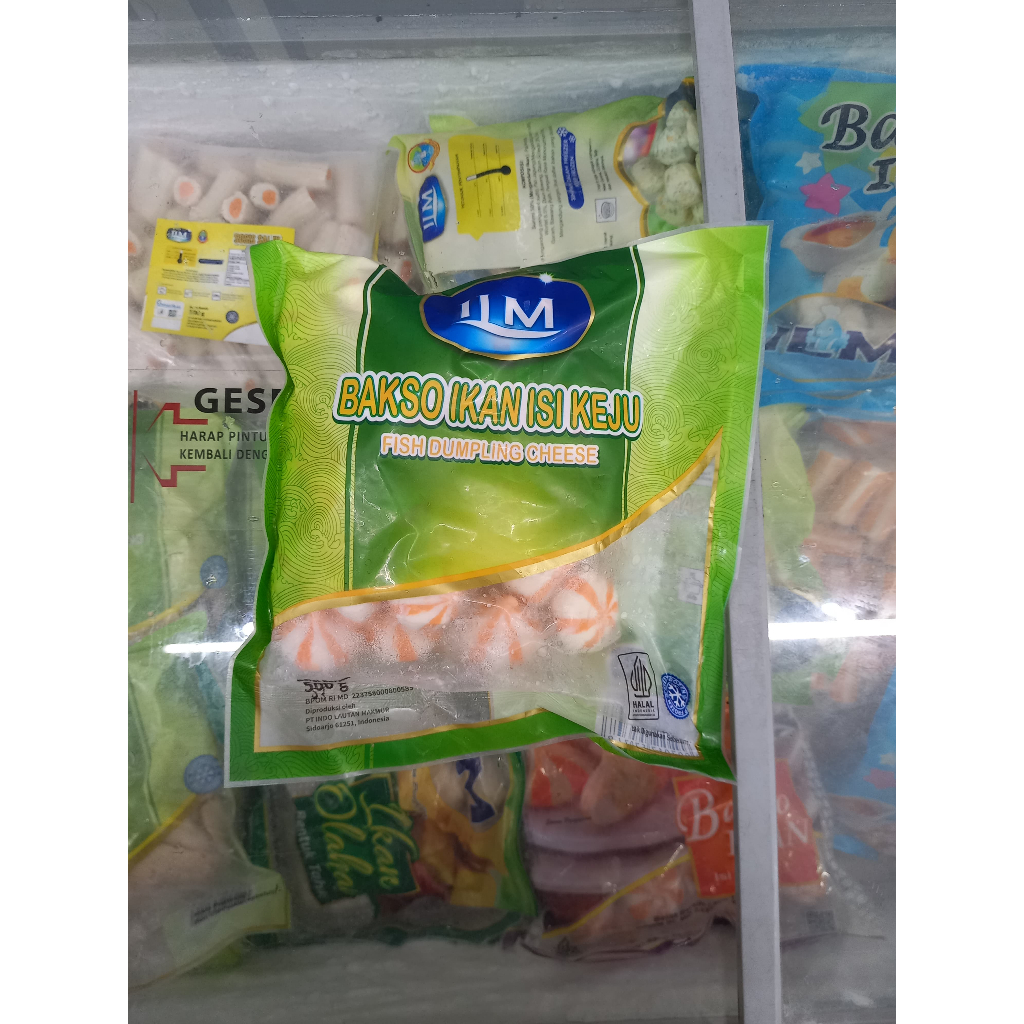 

Frozenfood ILM PREMIUM Fish Dumpling Cheese/Keju 500gr