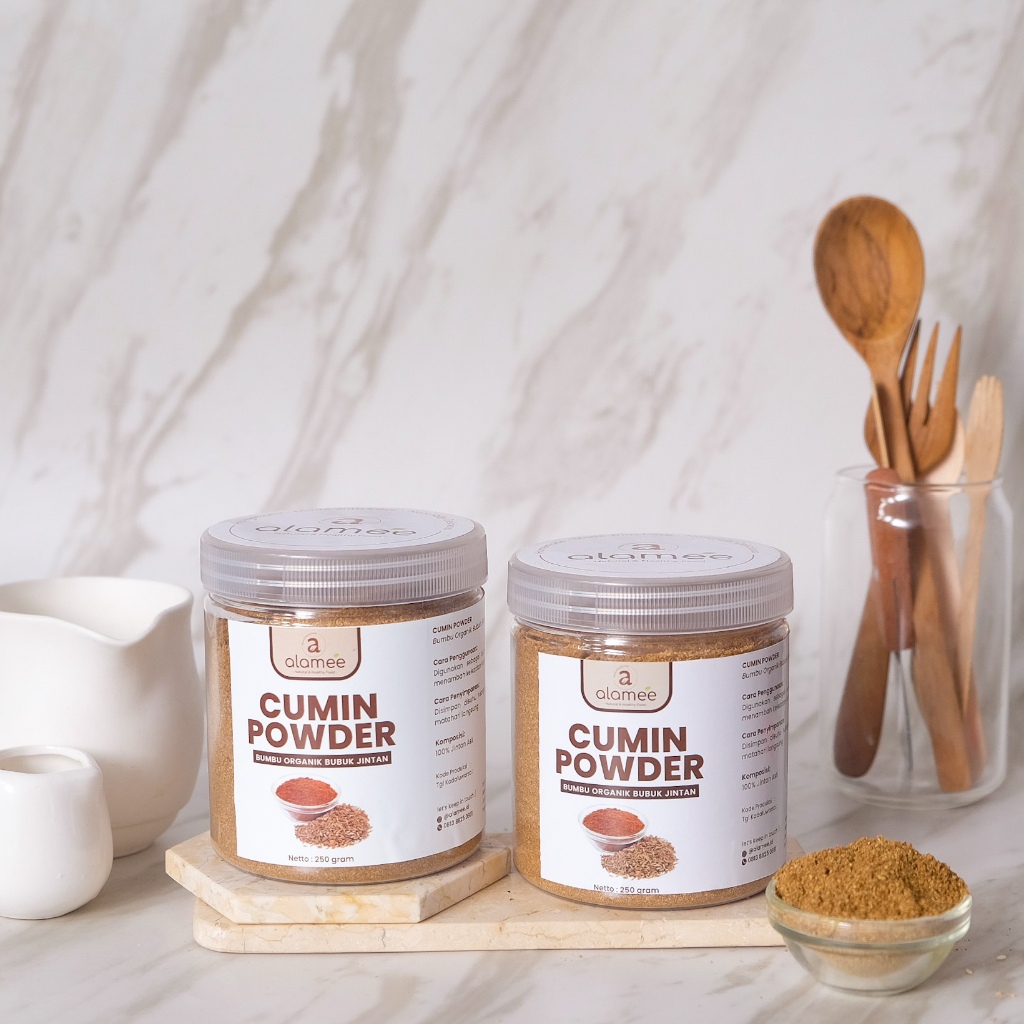 

ALAMEE Jintan Bubuk Tanpa Campuran Cumin Powder Bumbu Dapur Instan Jinten Ground Caraway 250gr