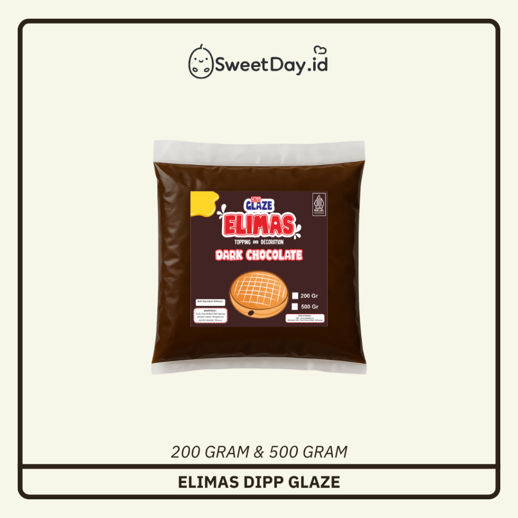 

Glaze 200 & 500 Gram Cokelat Elimas