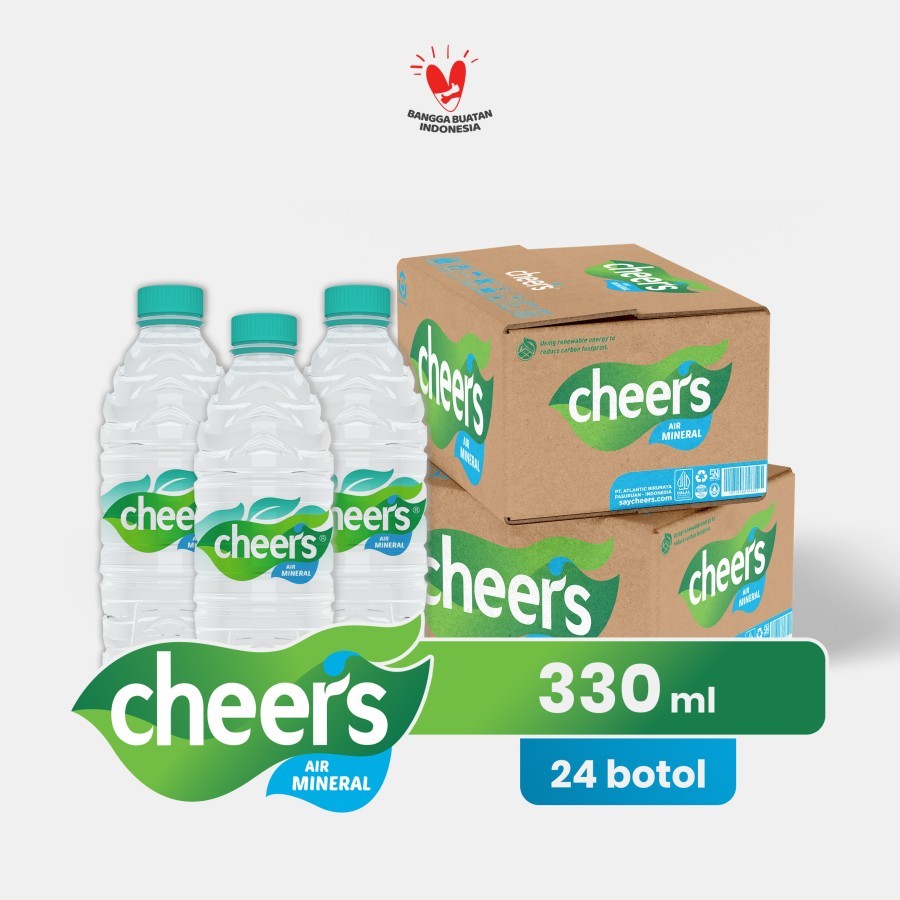 

Air Mineral Botol Cheers Natural Spring Water 330ml (24 botol)