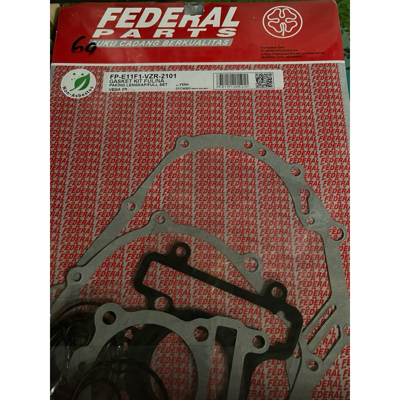 PAKING FULLSET VEGA ZR FEDERAL