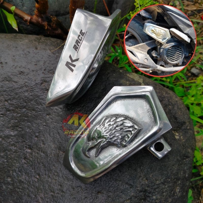 Hugger Manisan knalpot Matic Beat Mio Vario Beat Deluxe Variasi Knalpot Universal matic Original AKr