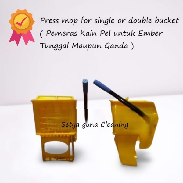 Mop Press Pemeras Kain Mop Pel untuk Single & Double Bucket