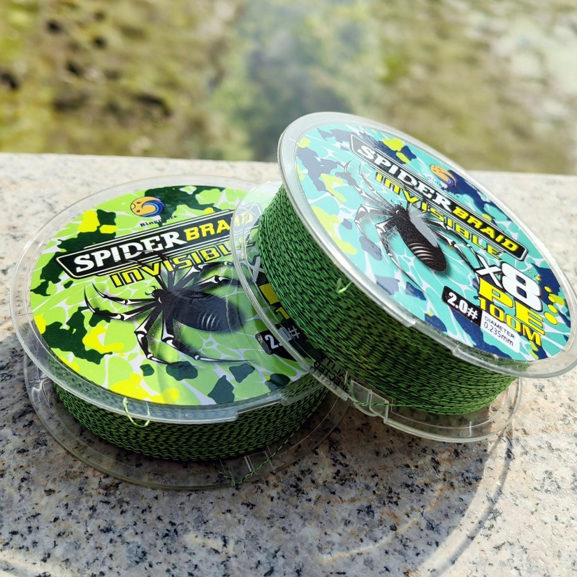 Senar PE Speckle X4 X8 Tahan Aus Tali Pancing Dikepang Mudah Tenggelam Anti Keriting Senar Pancing I