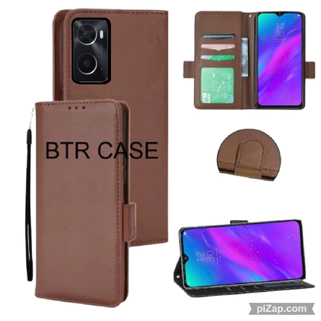 CASE HP OPPO A76 CASING DOMPET KULIT FLIP COVER LEATHER SARUNG HP