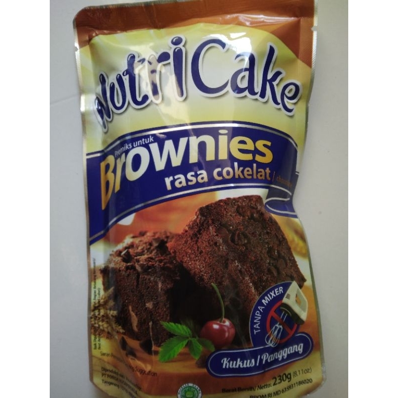 

Nutricake Brownies Cokelat Kemasan 230 Gram