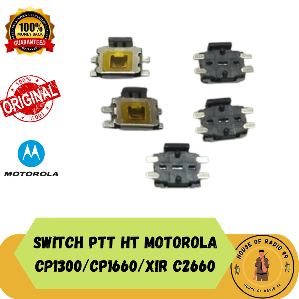 Switch PTT HT Motorola CP 1300 CP 1660 Tombol PTT HT Motorola CP 1300 CP 1660 Baru