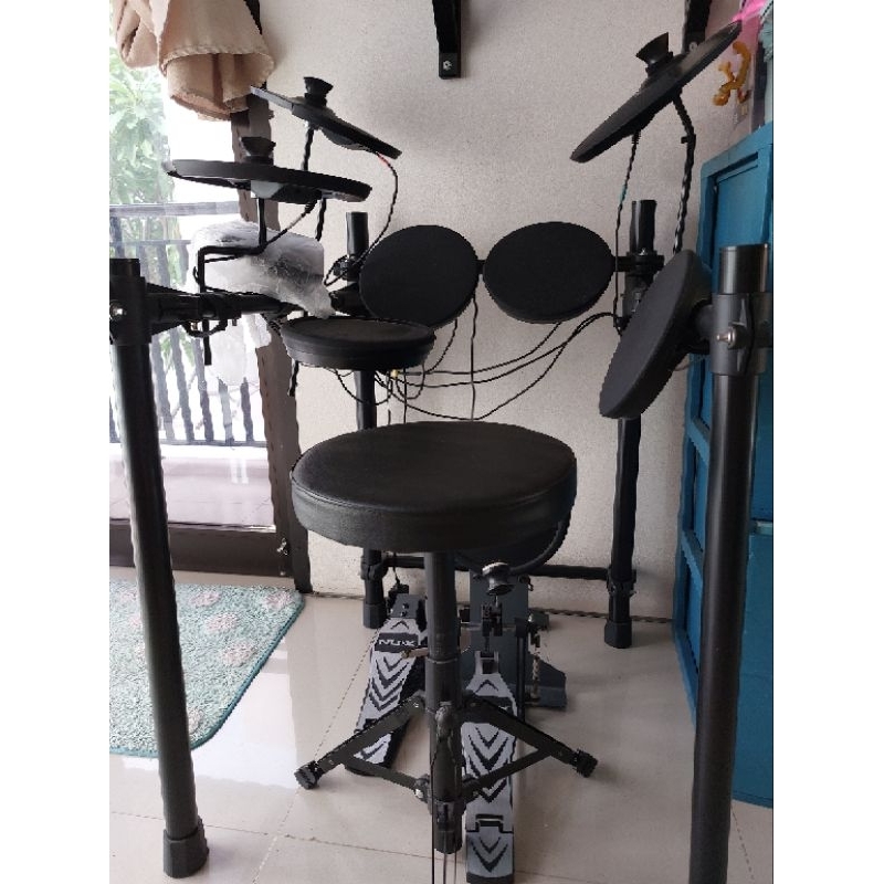 PRELOVED DRUM ELECTRIC NUX DM-1X (Second) FULL SET LENGKAP