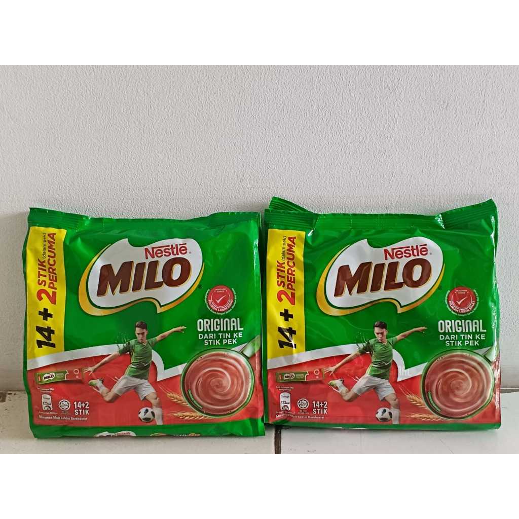 

NESTLE MILO Original Stikpek Activ-Go Malaysia (30g x 14 sachet) Milo Kosong