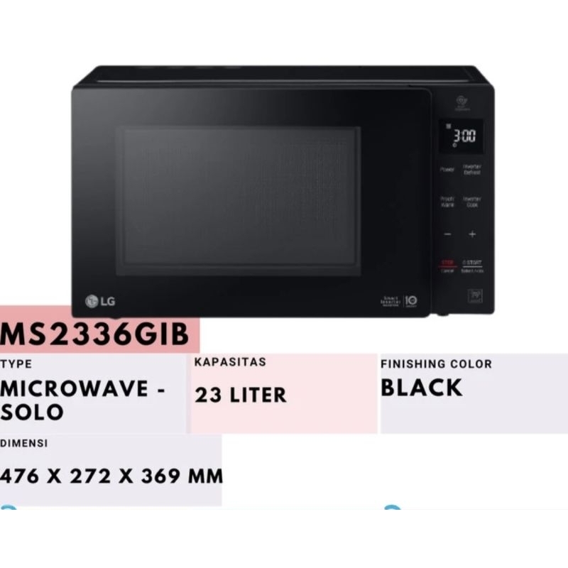 Microwave LG MS 2336 GIB Counter Top