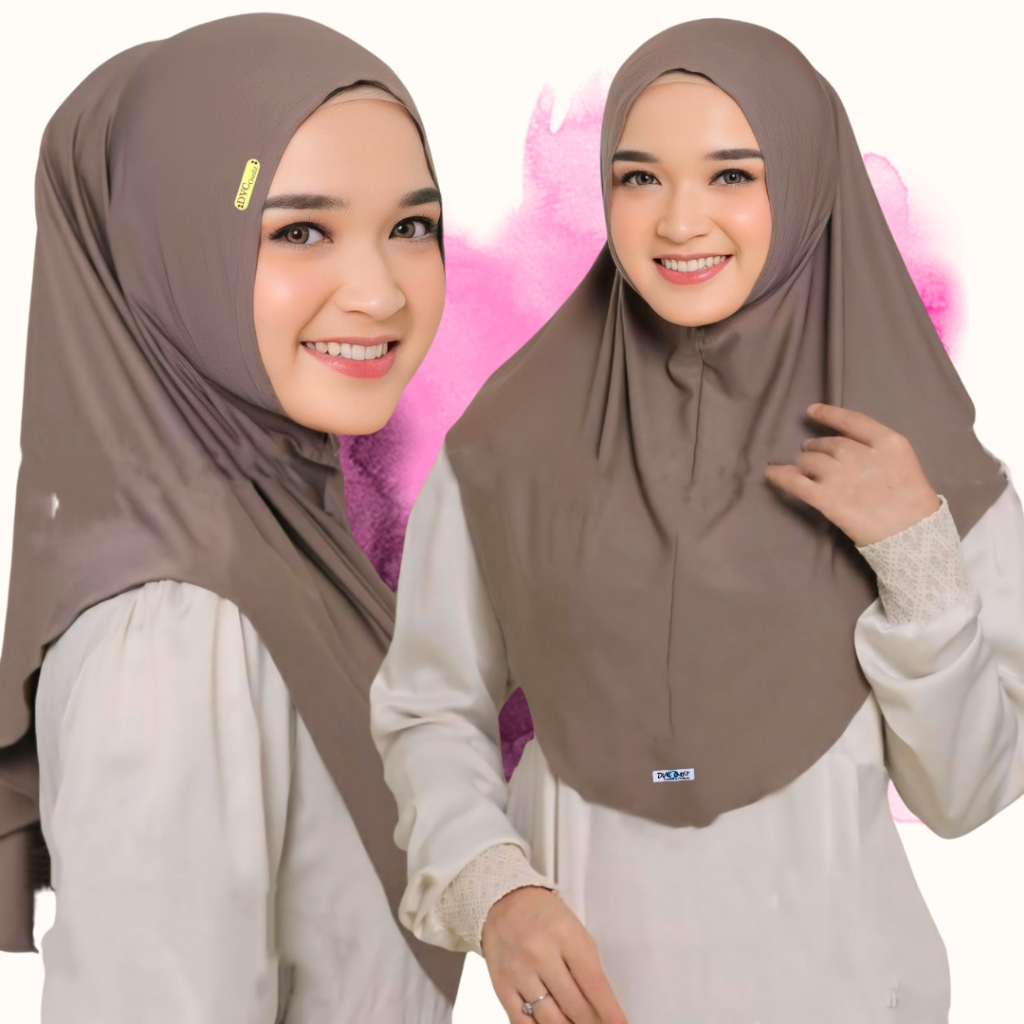 Hijab Bergo Arafah Jersey / Kerudung Bergo Malay Akrilik Premium Muslim Wanita