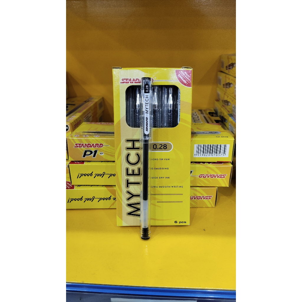 

pulpen standard mytech 0.28 hitam