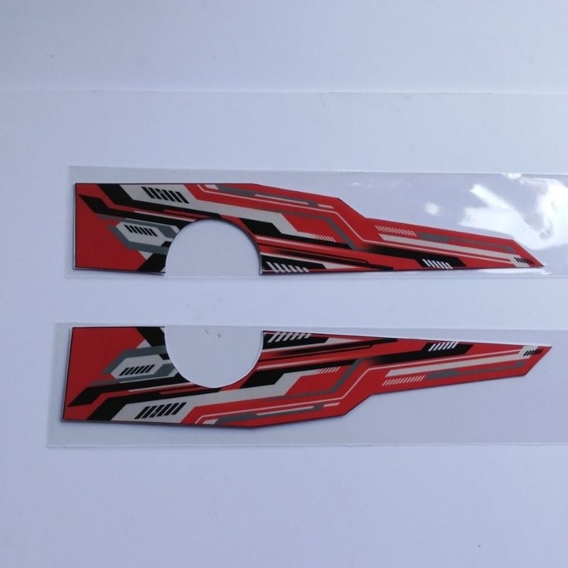 

stiker livery laminasi bis Custome C Merah