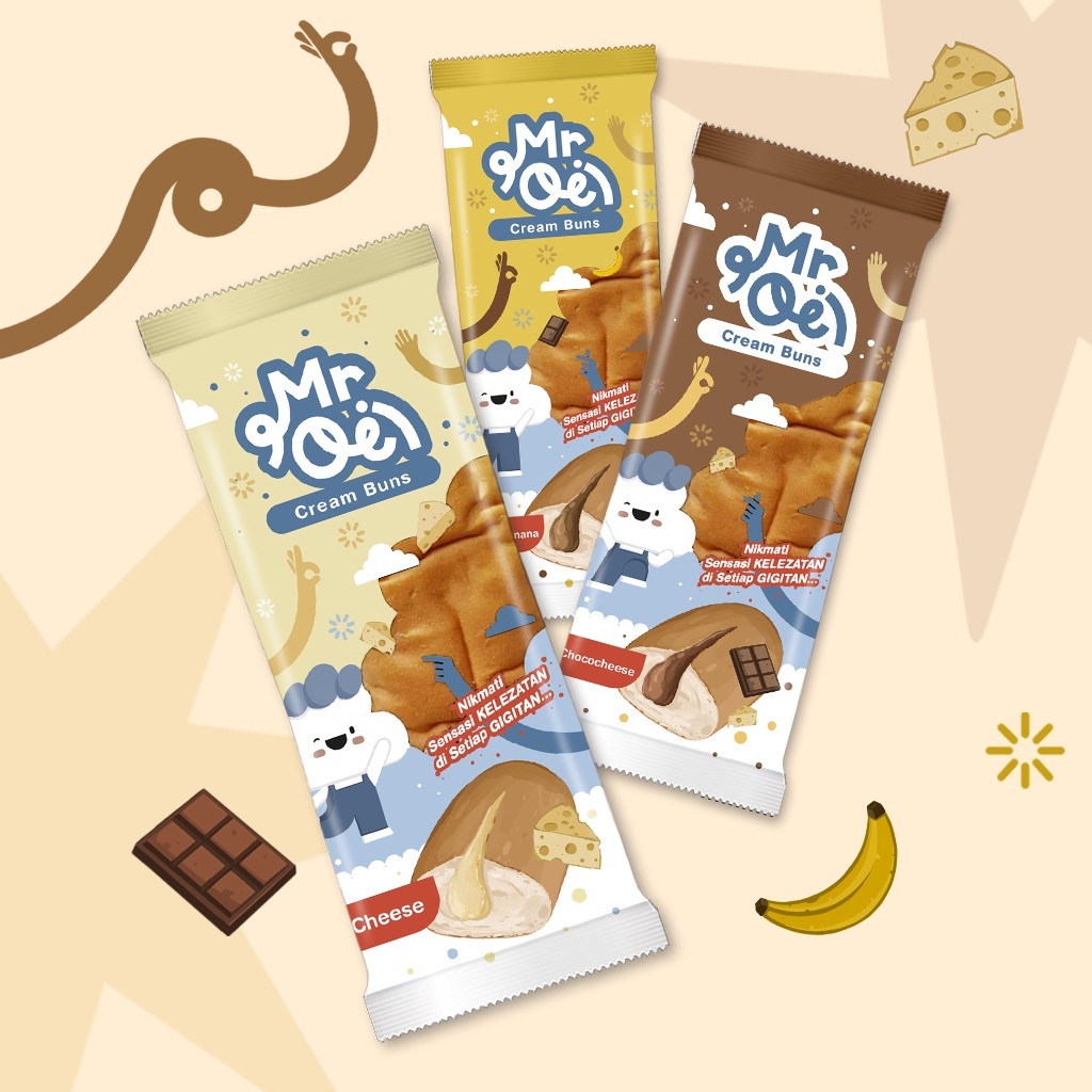 

BUY 15, GET 17 MIX CREAM BUNS ROTI MR OEI