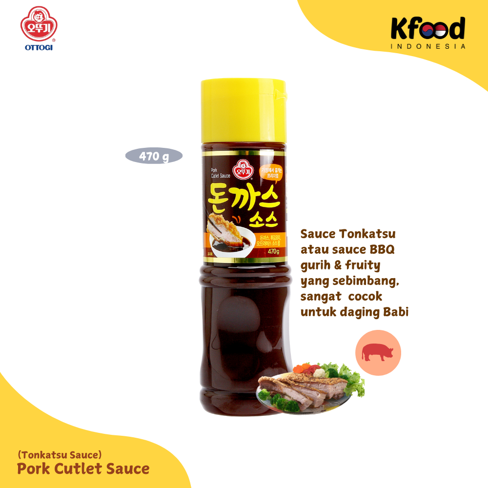 

Kfoodind - Ottogi Pork Cutlet Sauce 470gr - Korean Tonkatsu Sauce