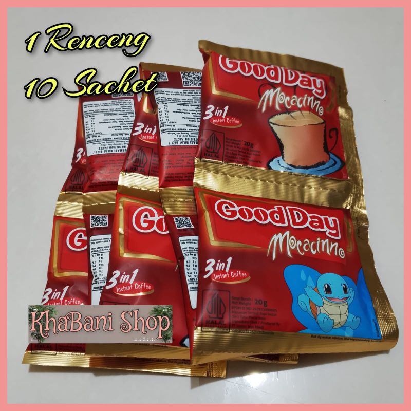 

Goodday Mocacinno 1 Renceng 10 Sachet