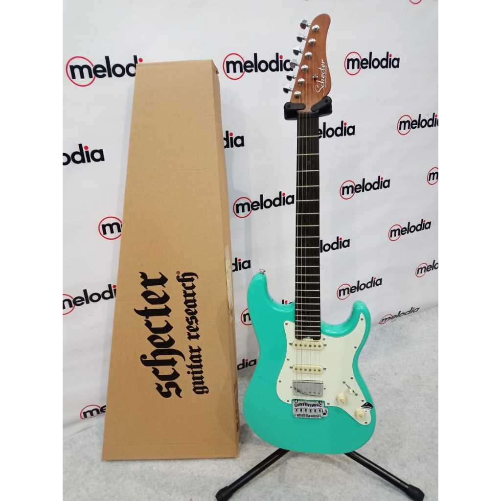 Schecter Nick Johnston Traditional HSS in Atomic Green, Electric Guitar