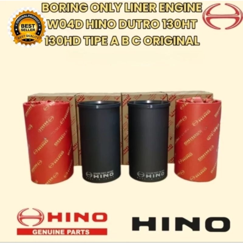 LINER BORING DYNA 12V HINO DUTRO 130HT 130HD 11462-E0170 ENGINE WO4D