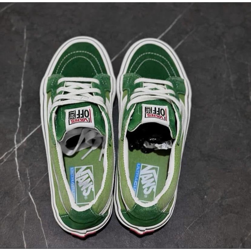 vans sk8 low green