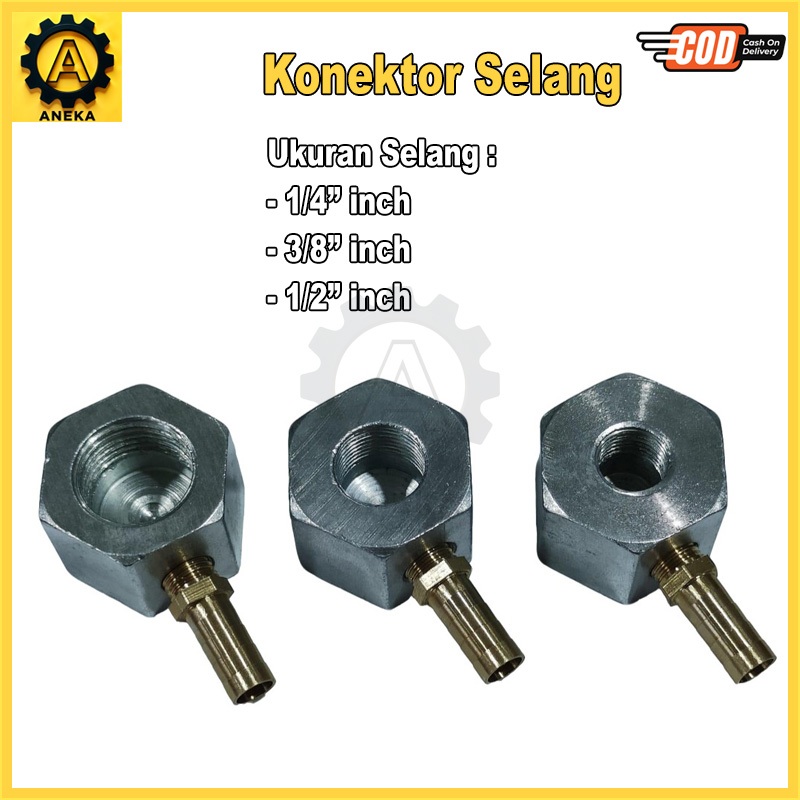 Konektor Flexible Coolant Hose / Selang Angin / Minyak / Oli