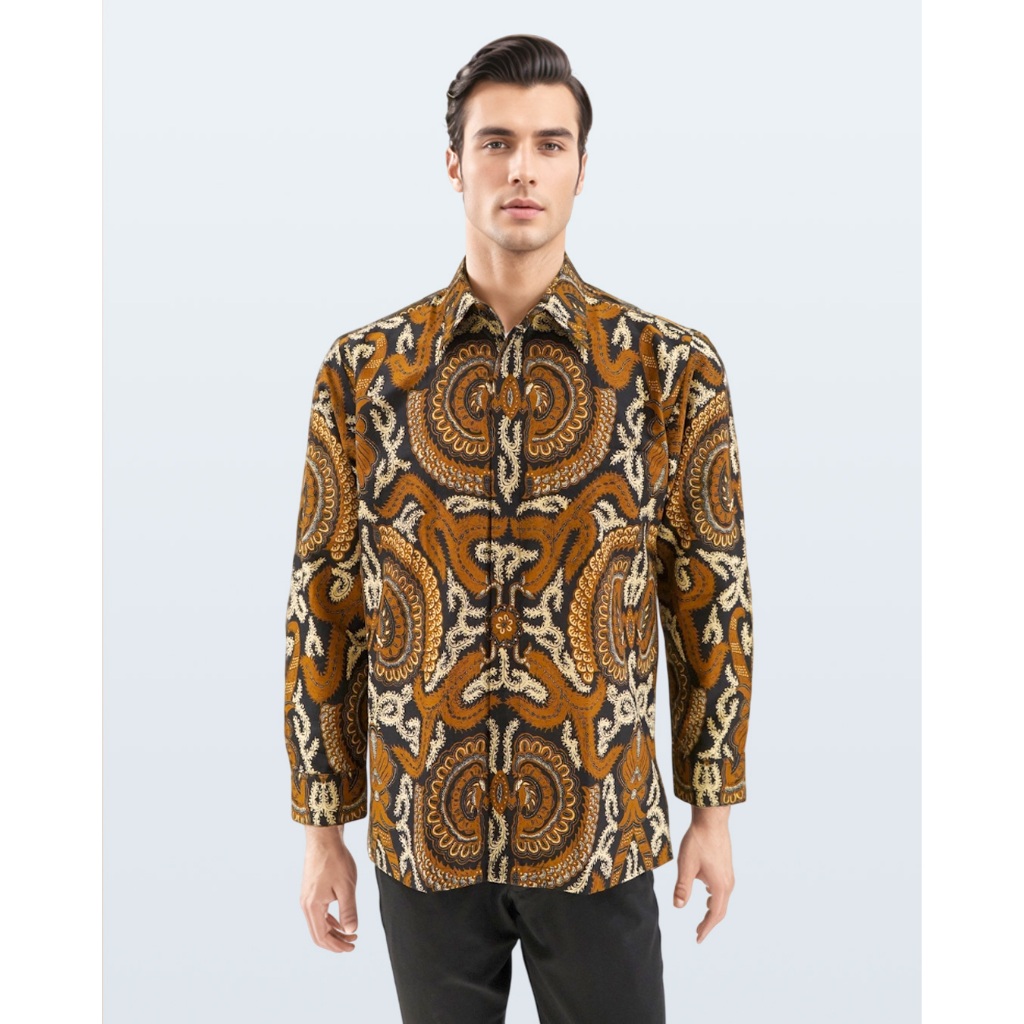 DANAR HADI - Kemeja Batik PA Kepet Sakembaran - 5KESK.78.0225 - Hitam