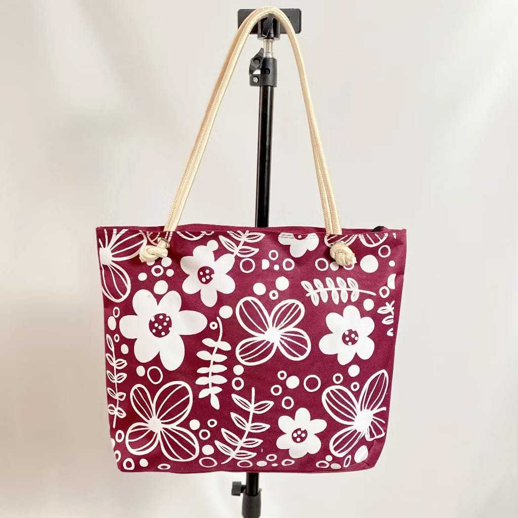 Best Sale Mhr Bag - Paket Hemat - Paket Usaha Totebag Wanita Kekinian Totebag Motif Tas Tali Sumbu