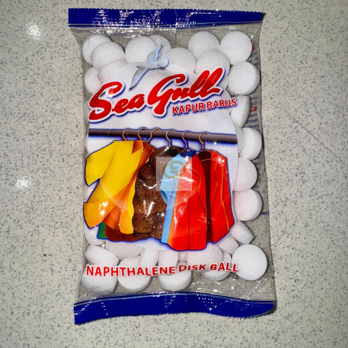 SeaGull Naphthalene Ball Kamper putih kapur barus 300 gr