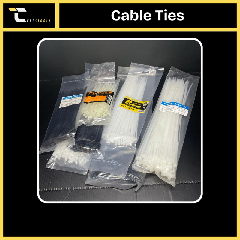 

Kabel Tis / Cable Ties Merk Random warna Hitam/Putih