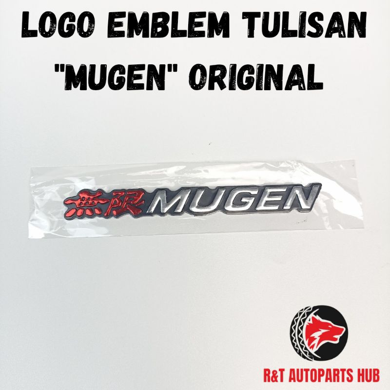 Logo Emblem Tulisan MUGEN Original