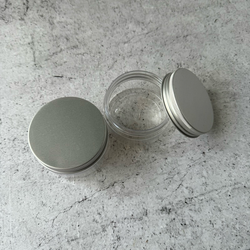 Mini pet jar plastik aluminium toples kecil mini permen