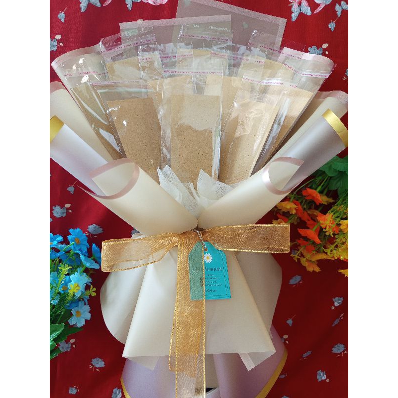 bouquet tempat uang 10 lembar