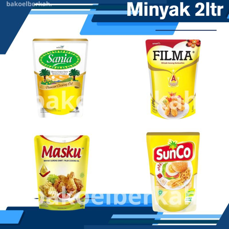 

MINYAK GORENG 2 LITER [SUNCO, FILMA, SANIA, MASKU ]