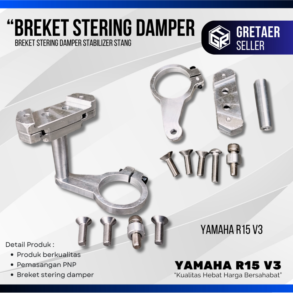 BREKET STERING DAMPER R15 V3 STERING DAMPER STERING DAMPER R15 V3 RACEPRO / Steering Damper R15 V3