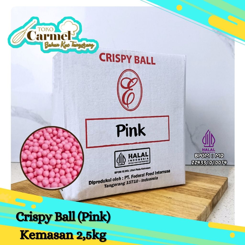 Elmer Crispy Ball 2,5kg - Choco Caviar / Topping Donat 4