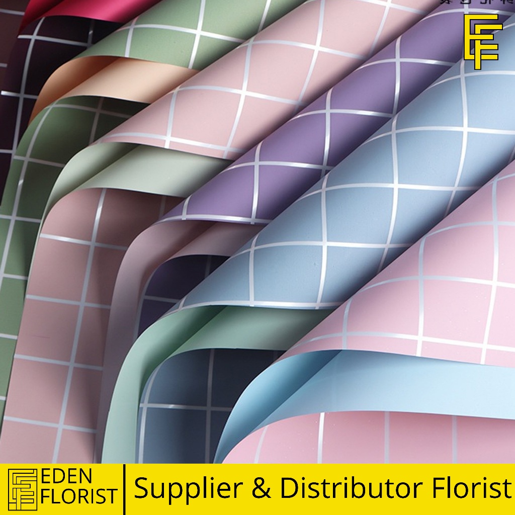 

EdenFlorist Kertas Bunga Flower Wrapping Paper / Kertas Buket Bunga Square Cellophane Florist COD KB6084