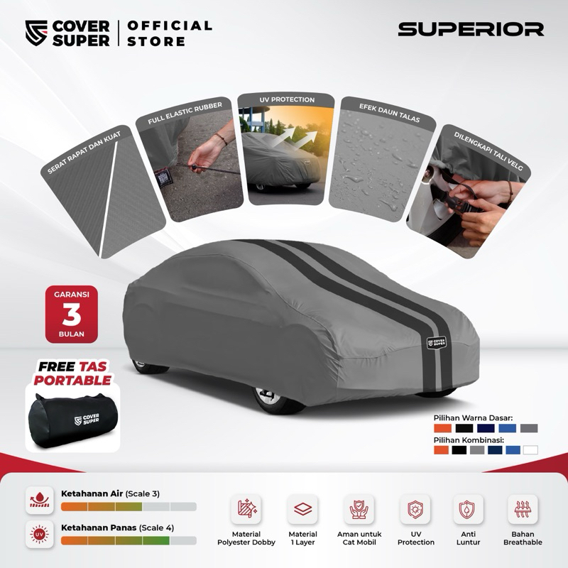 Cover Mobil Custome Superior - Kombinasi - Type Viper - CoverSuper
