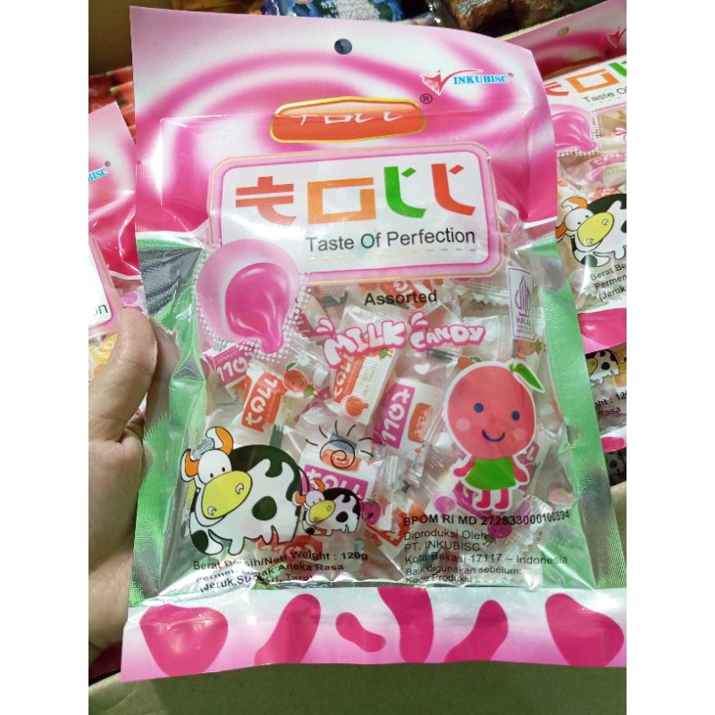

Ygshop17 Permen Susu Lunak Korea Toll 120 Gram Rasa Stroberry Taro Jeruk