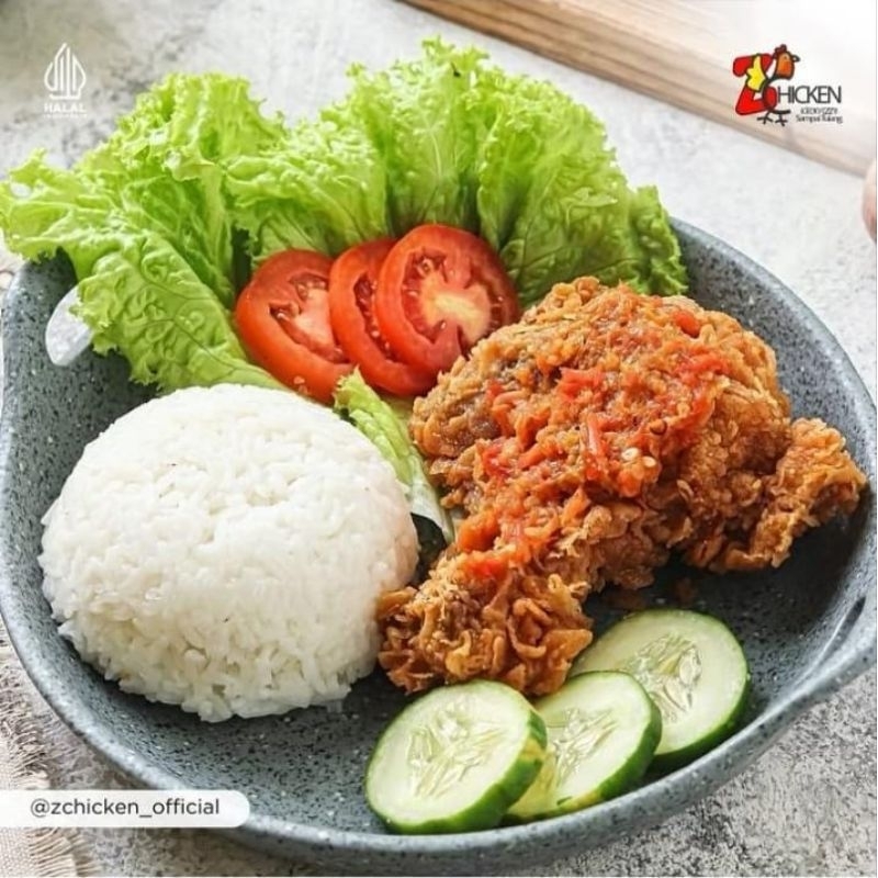 

paket ayam geprek, dada/paha atas+ nasi